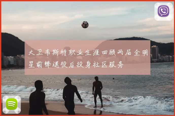 大卫韦斯特职业生涯回顾两届全明星前锋退役后投身社区服务